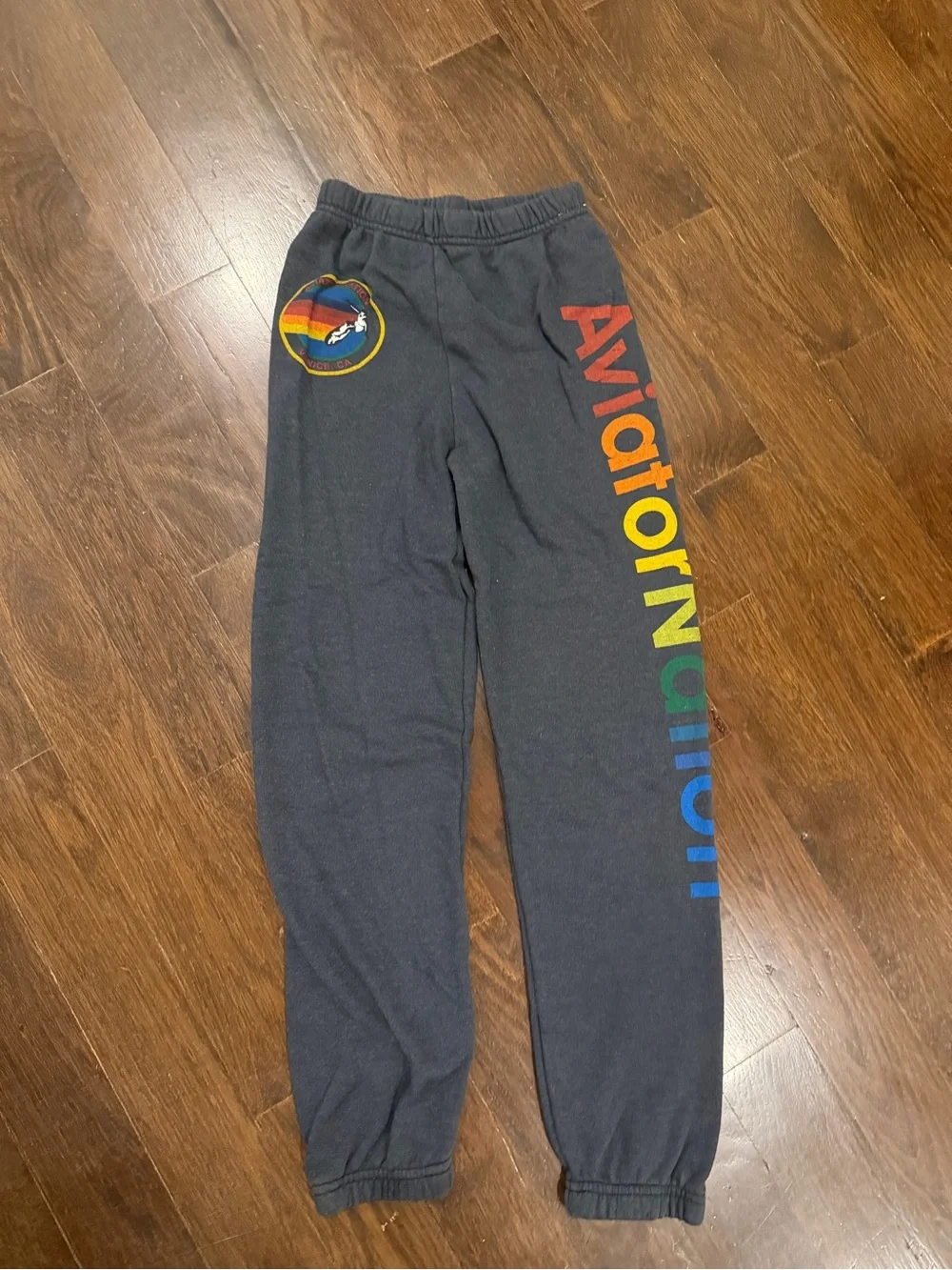 Aviator Nation Dark Gray Zip Hoodie and Sweatpants Set